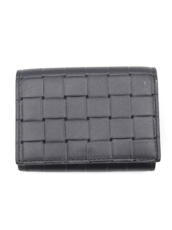 BOTTEGA VENETA ボッテガヴェネタ 3つ折りレザーミニウォレット 財布