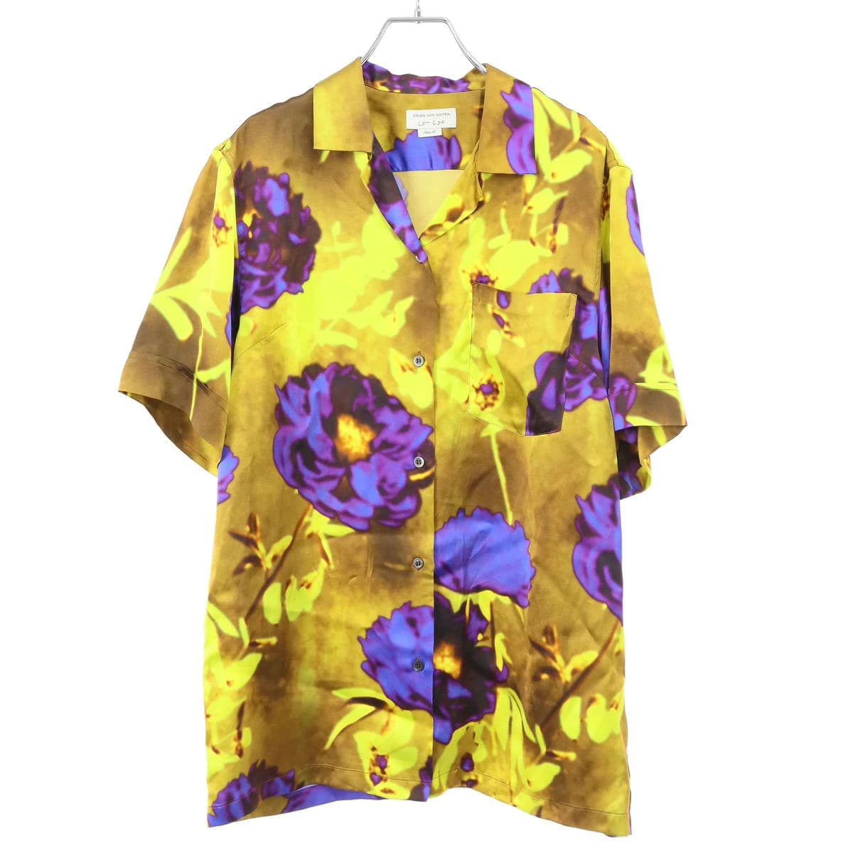 DRIES VAN NOTEN ドリスヴァンノッテン 21SS Len Lye オープンカラーシャツ