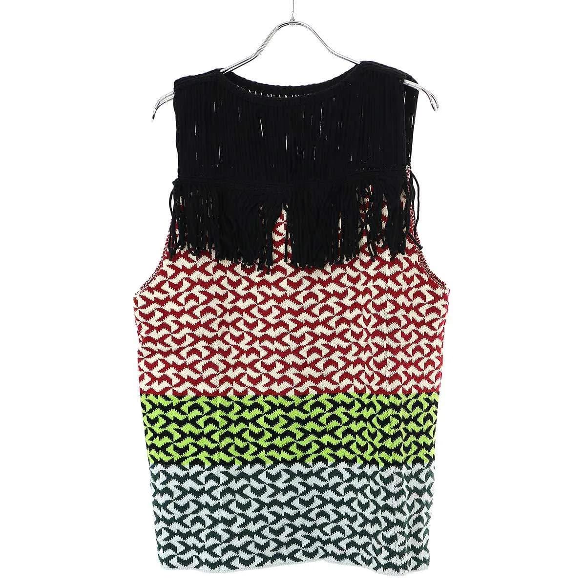 NAMACHEKO ナマチェコ 20SS SUUKYA TOP ニットタンクトップ