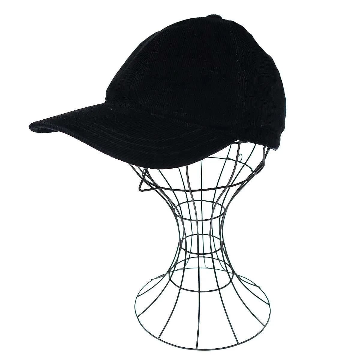 PRADA プラダ ロゴプレート コーデュロイベースボールキャップ 2HC274 1JHC