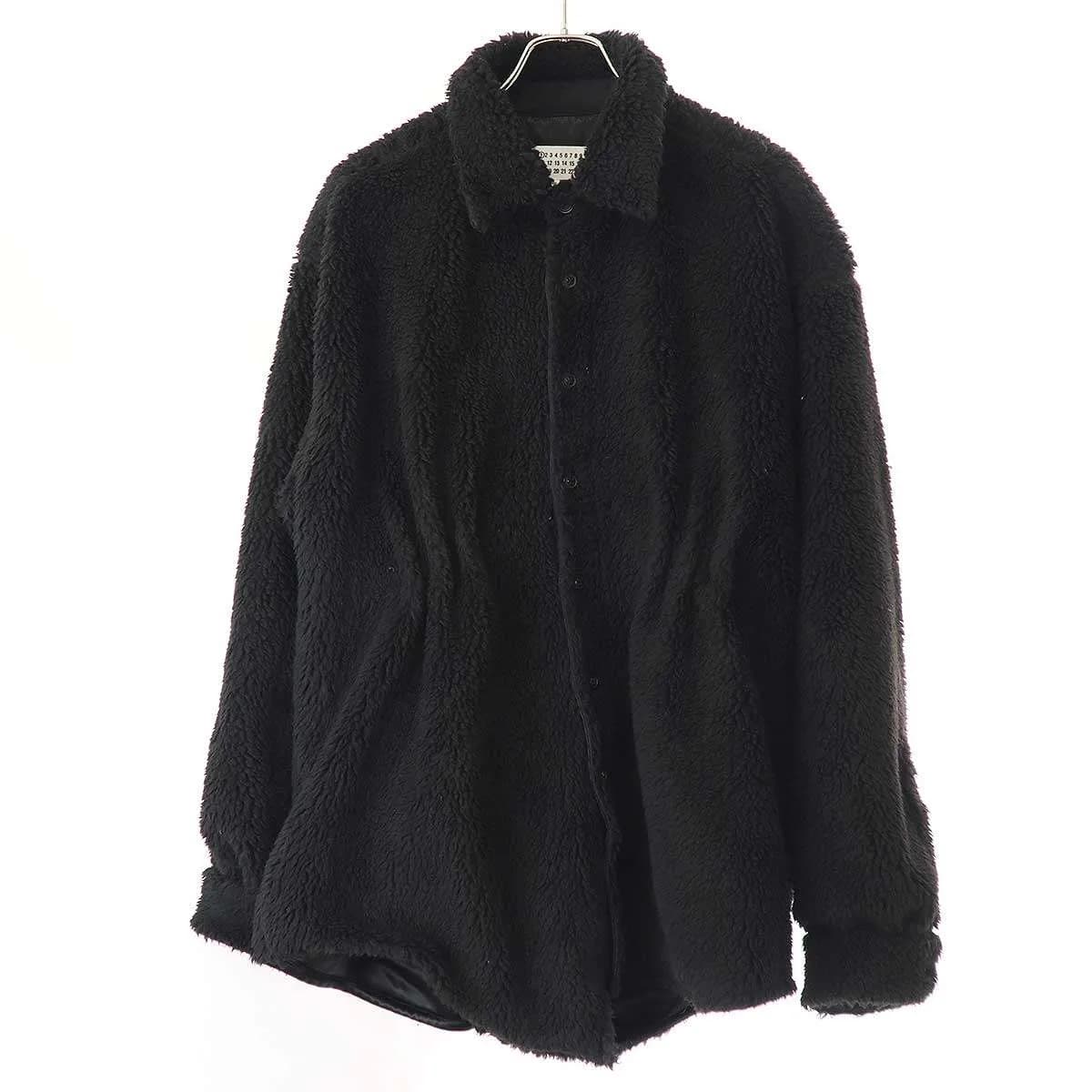 Maison Margiela メゾン マルジェラ 24SS テディフェイクファーデュアルウェアシャツ