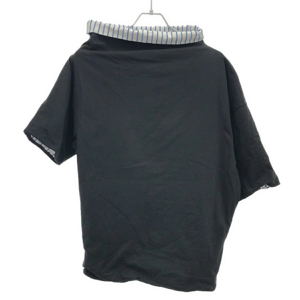 DRIES VAN NOTEN ドリスヴァンノッテン 24SS HENNESA 8603 W.K.SS. T-SHIRT ストライプレイヤーハイネックTシャツ 011125-8603-900