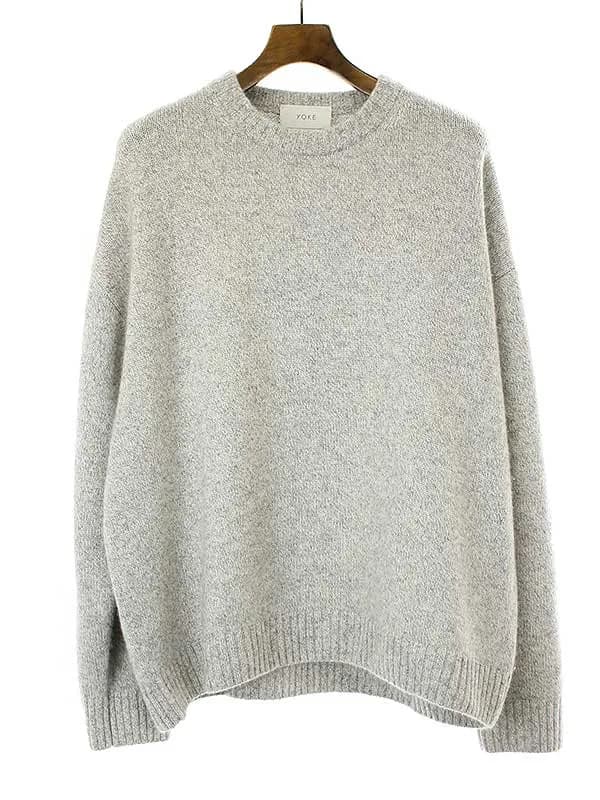 YOKE ヨーク SO・JOHN別注 19AW オーバーサイズカシミヤニットセーター
