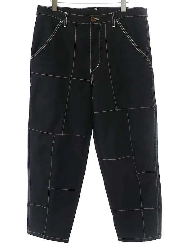 COMME des GARCONS コムデギャルソン シャツ 16AW ステッチデザインポリエステルパンツ