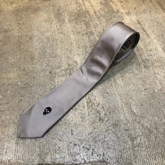 Dior HOMME Dior HOMME 05SS スカルジャカードシルクコードレーンネクタイ
