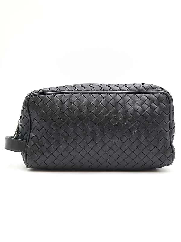 BOTTEGA VENETA ボッテガヴェネタ イントレチャートレザーセカンドバッグ