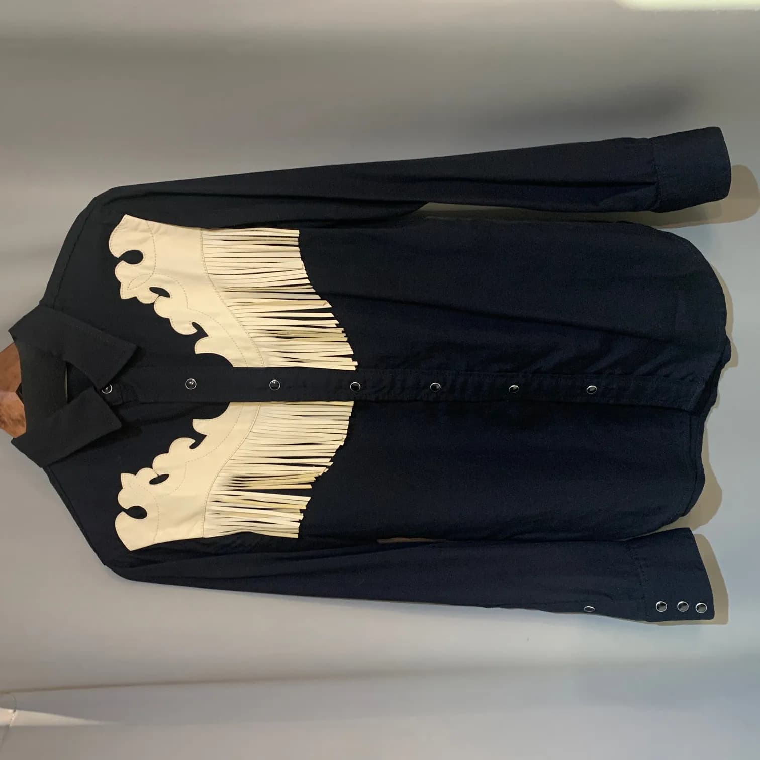 SAINT LAURENT SAINT LAURENT PARIS 15SS Fringe Western Shirt