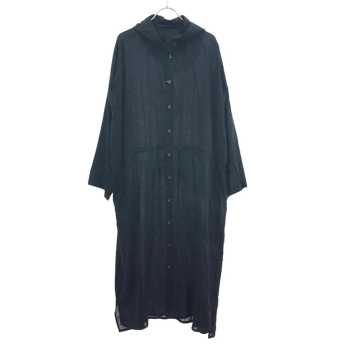 Yohji Yamamoto ヨウジヤマモト プリュスノアール LONG RAGLAN SLEEVE DRESS シャツワンピース ND-D09-213