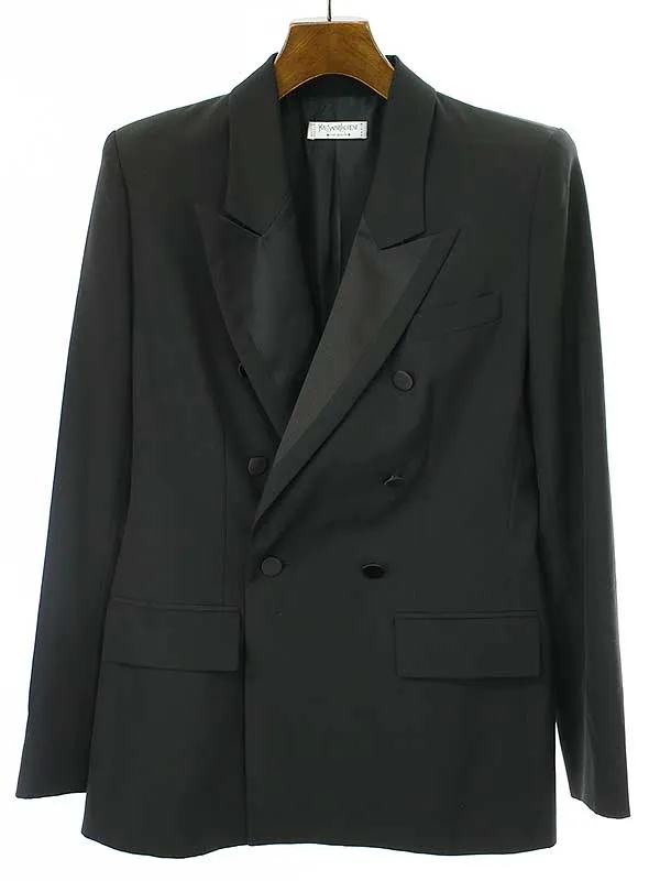 SAINT LAURENT イヴサンローラン リヴゴーシュ by TOM FORD 初期 ダブルブレスト タキシードジャケット
