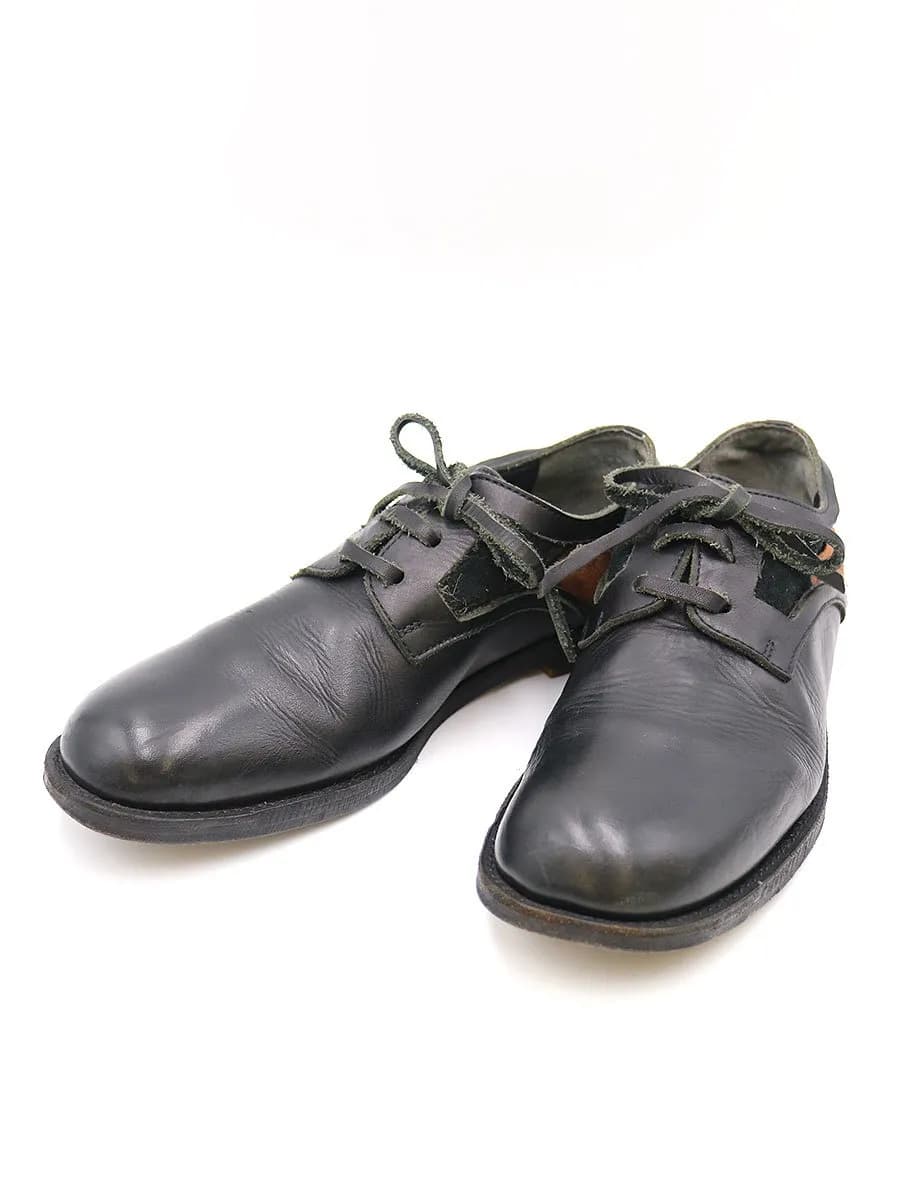 COMME des GARCONS ジュンヤワタナベ コムデギャルソン カットデザインレザーシューズ