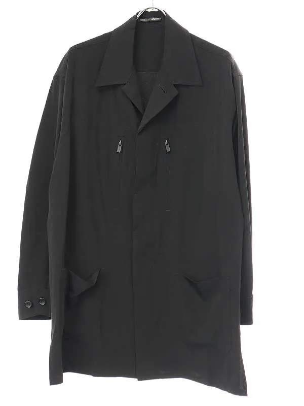 Yohji Yamamoto ヨウジヤマモト プールオム 23SS TA TUXEDO M-SHIRT BLOUSON タキシードシャツブルゾン