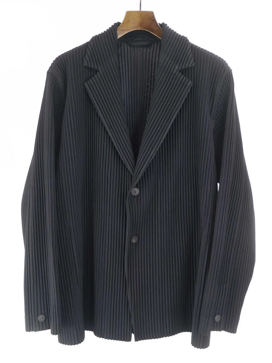 ISSEY MIYAKE オムプリッセ イッセイミヤケ プリーツテーラードジャケット
