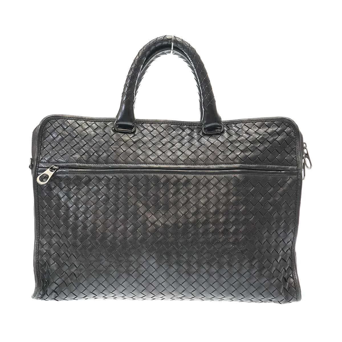 BOTTEGA VENETA ボッテガヴェネタ イントレチャートレザーブリーフケース