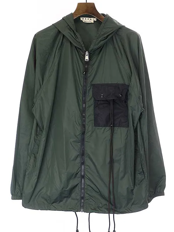 MARNI マルニ 20SS ドローストリングナイロンポケットジャケット