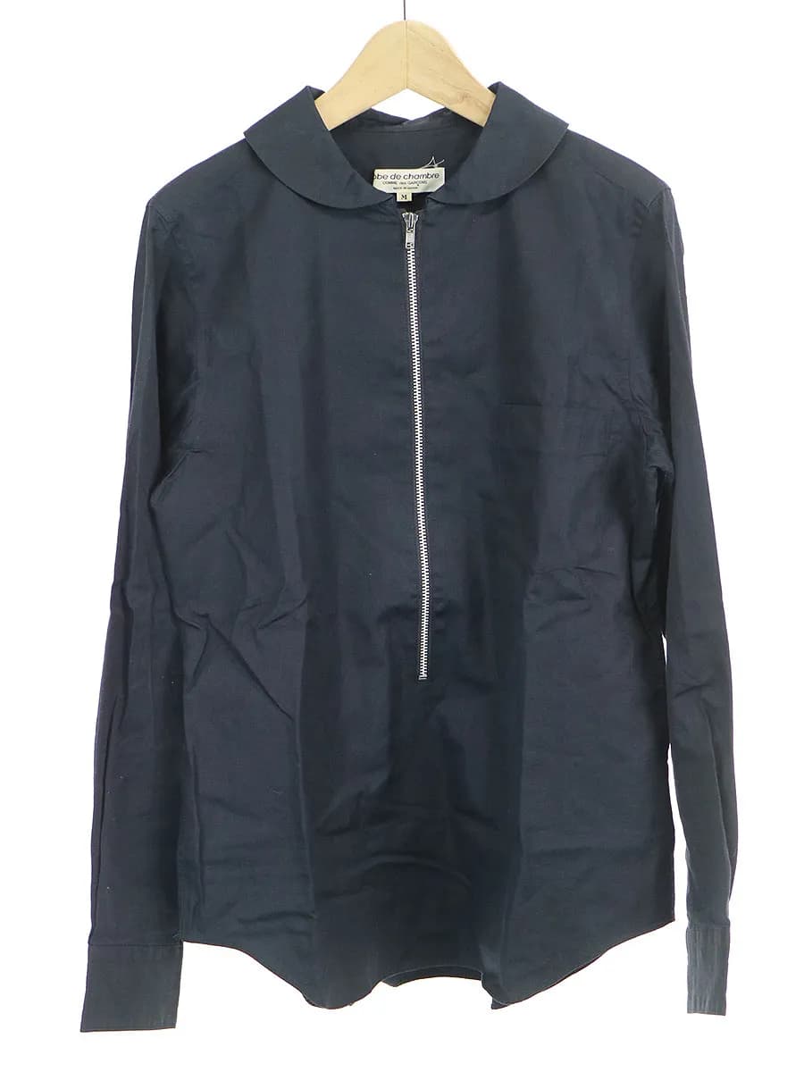 COMME des GARCONS ローブドシャンブル コムデギャルソン ジップアッププルオーバーシャツ