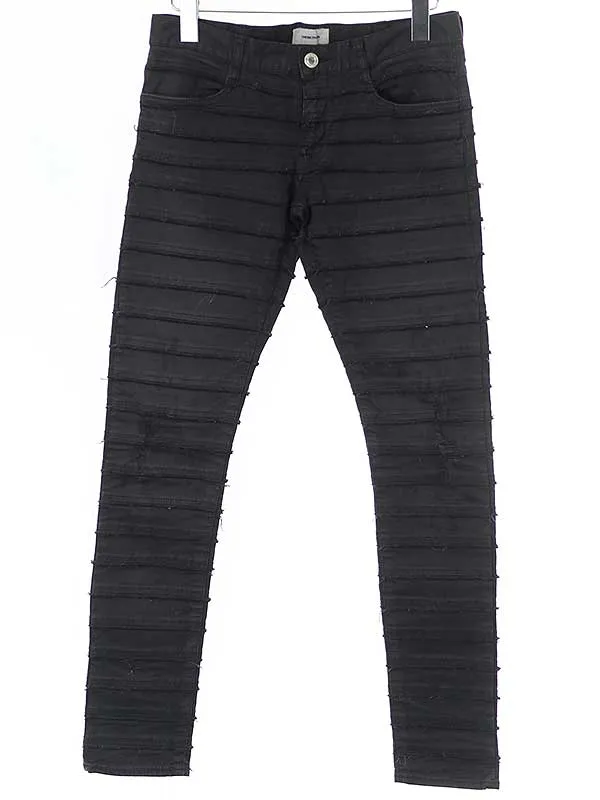 UNDERCOVER アンダーカバー 13AW ダメージ加工ストレッチハギパンツ