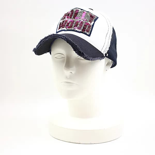 YOSHINORI KOTAKE DESIGN ヨシノリ コタケ スパンコールHOLLYWOODロゴメッシュキャップ