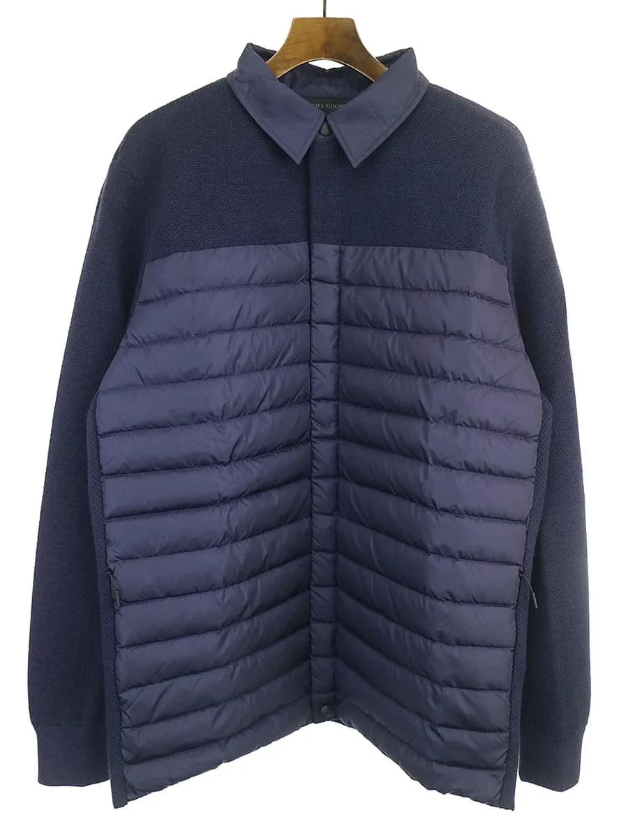 CANADA GOOSE カナダグース ハイブリットニットダウンシャツ