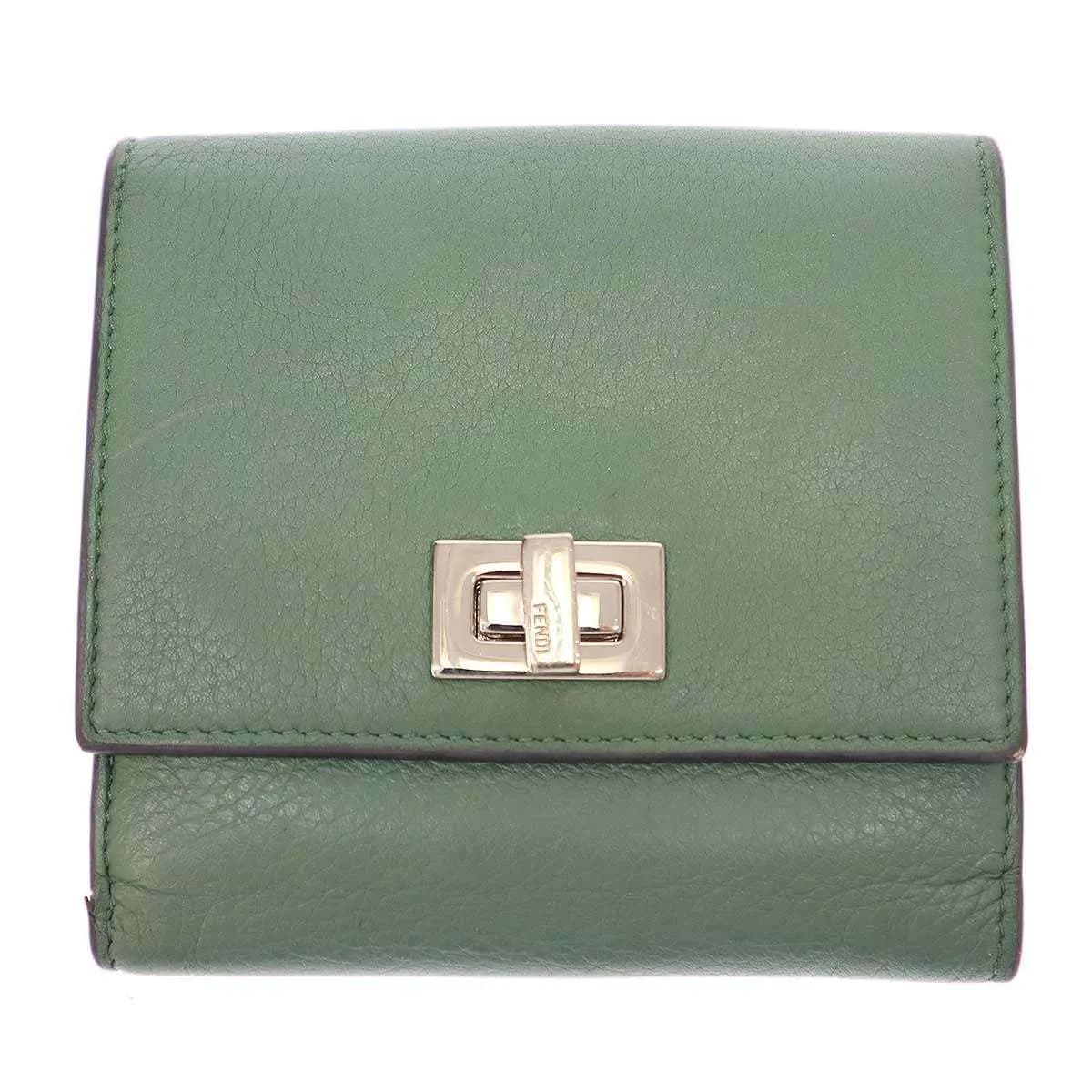 FENDI フェンディ PEEKABOO WALLET ピーカブー レザーウォレット 財布