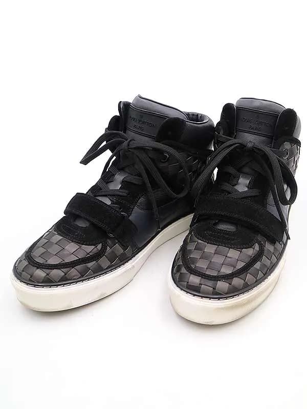LOUIS VUITTON ルイヴィトン ダミエイントレチャートミッドカットスニーカー