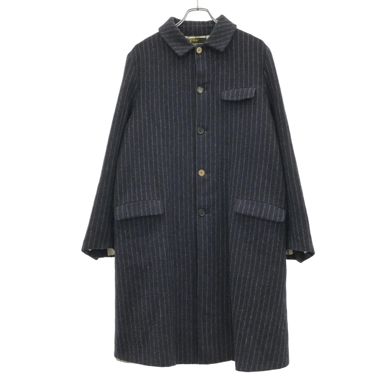 ARCHIVIO J.M.Ribot アルキビオ J.M. リボット ストライプウールステンカラーコート