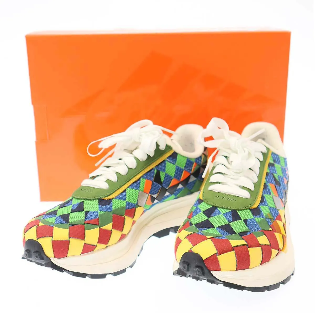 sacai サカイ×ナイキ×ジャンポールゴルチェ LD VAPOR WAFFLE MIX ヴェイパーワッフル ミックス スニーカー DR5209-300