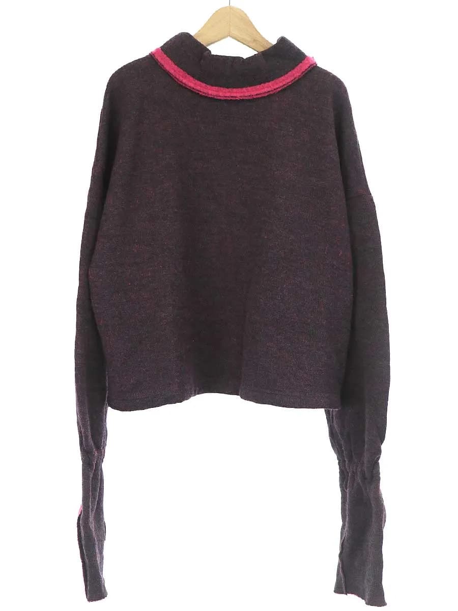 Y's ワイズ 16AW アームデザインハイネックニットセーター
