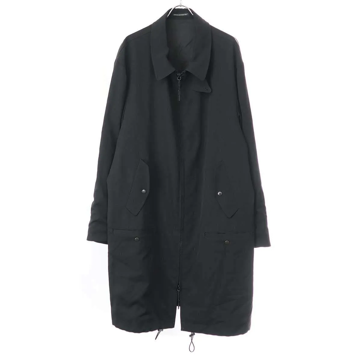 Yohji Yamamoto ヨウジヤマモト プールオム 24AW WOOL GABARDINE N3B JACKET ウールギャバジンN-3Bステンカラーコート