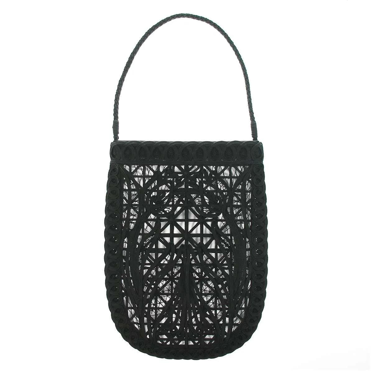 Mame Kurogouchi マメ クロゴウチ Cording Embroidery Round Tote Bag 刺繍トートバッグ
