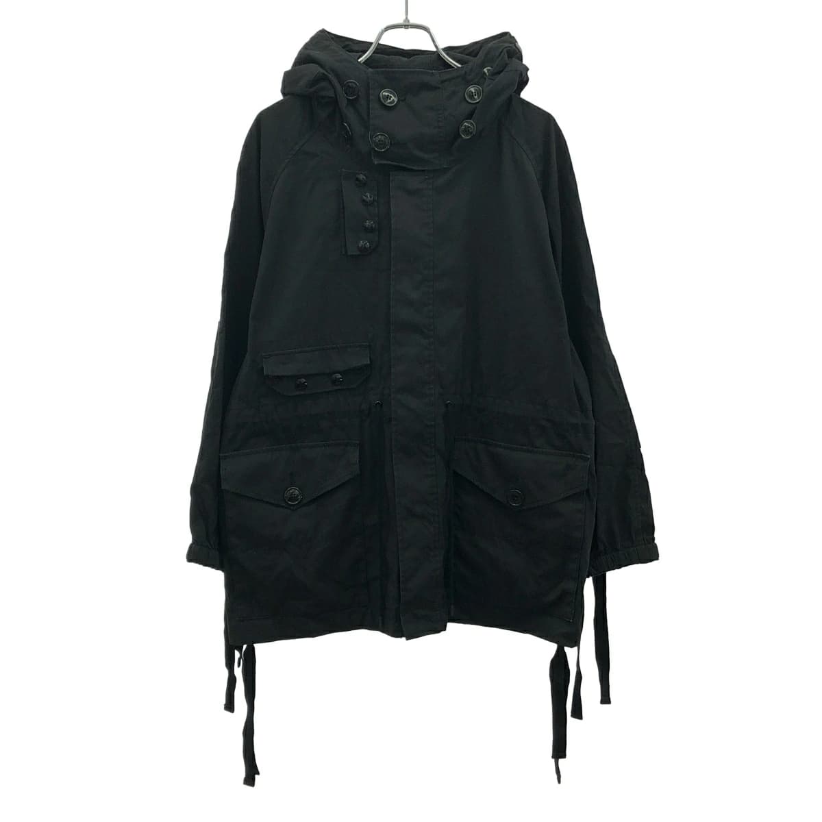 HYKE ハイク 21SS N/C MILITARY JACKET コットンナイロンミリタリージャケット 211-17288