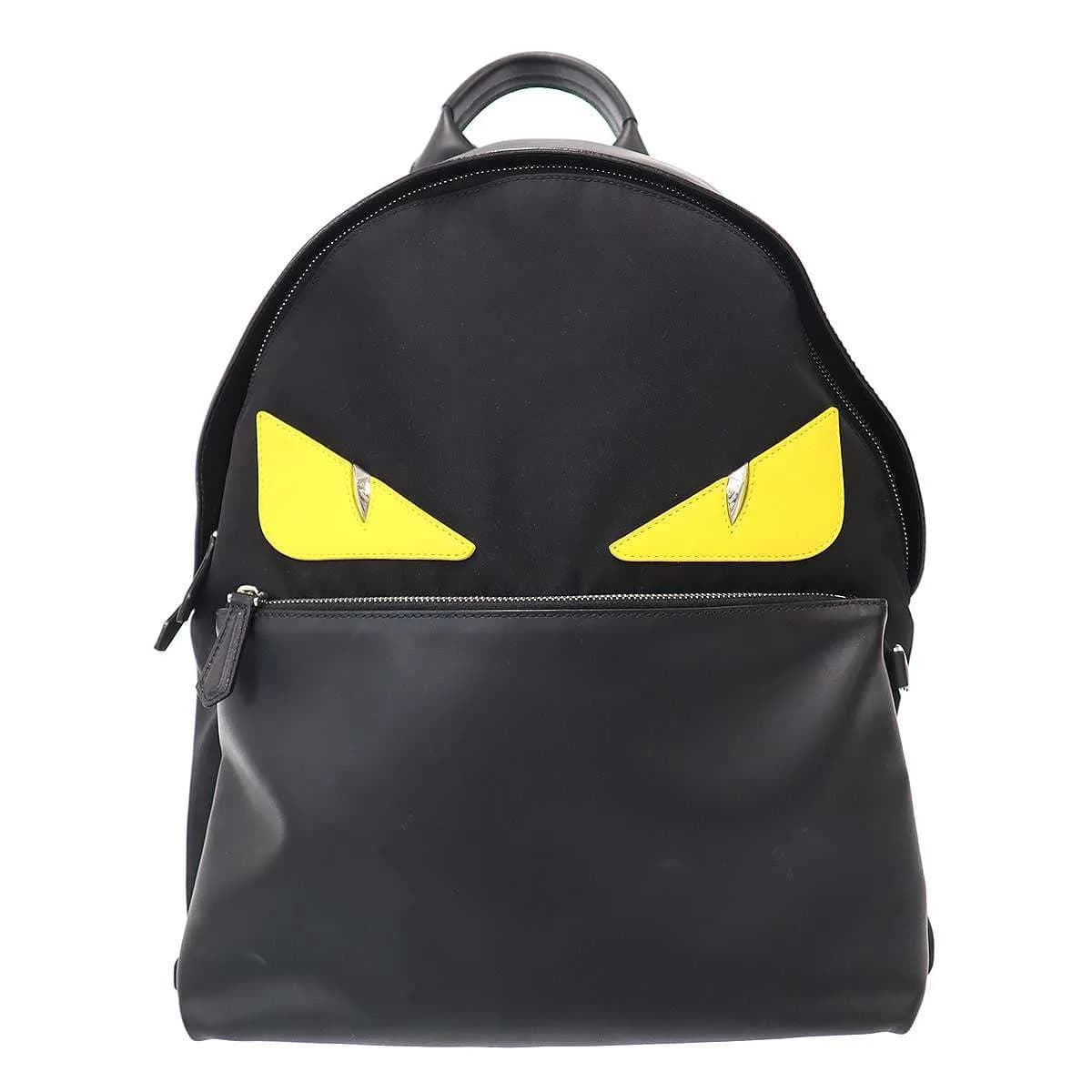 FENDI フェンディ モンスター バッグバグス ナイロンレザーバックパック リュック 7VZ012