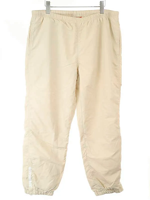 Supreme シュプリーム 18SS WARM UP PANT ロゴプリントトラックパンツ