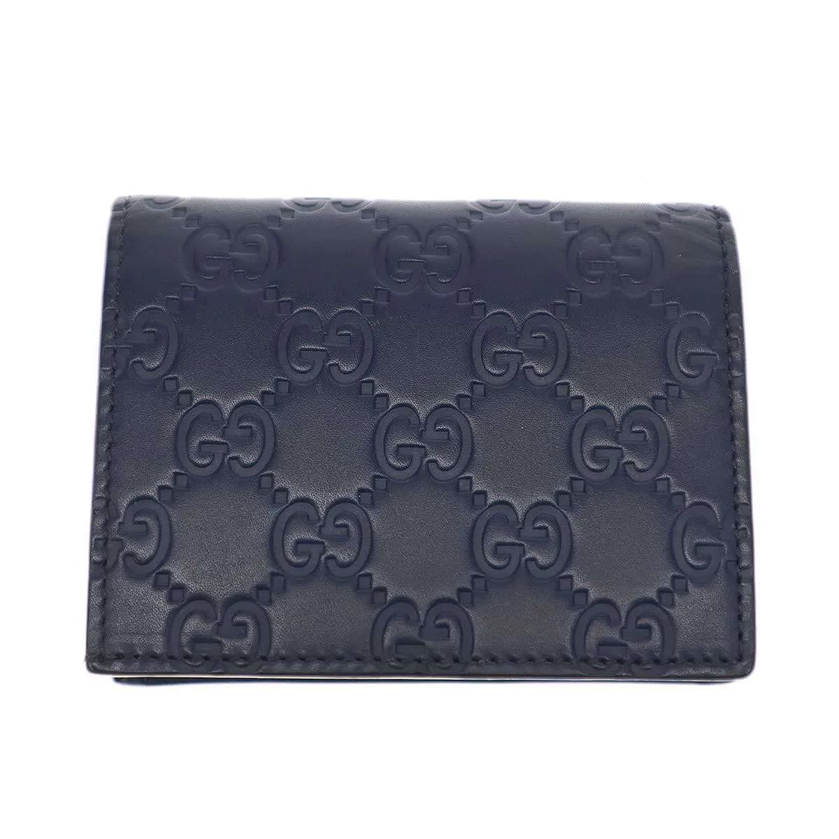GUCCI グッチ シマレザーコンパクトウォレット 財布 410120