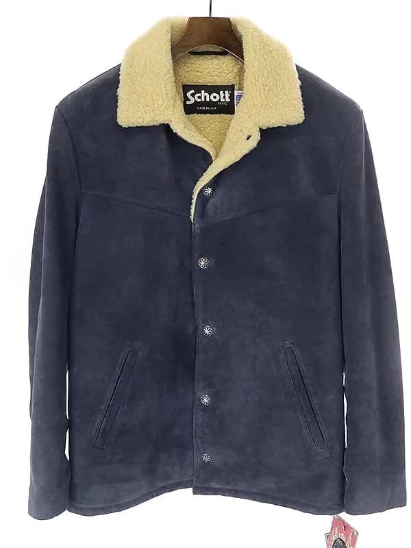 Schott ショット Ron Herman別注 コンチョスウェードレザーボアランチジャケット