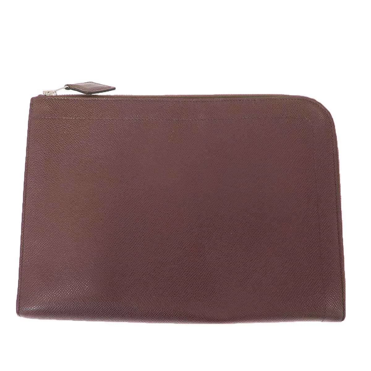 HERMES エルメス 2020 ジップタブレット レザークラッチバッグ