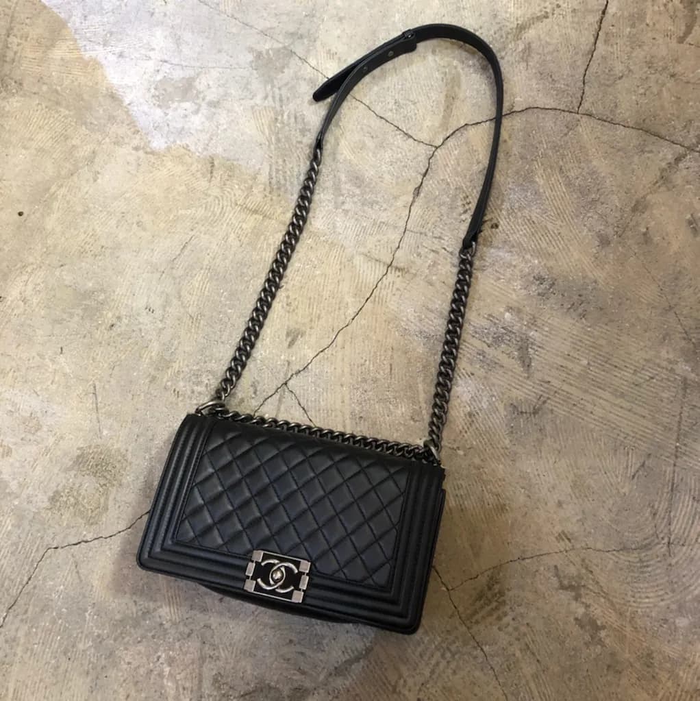 CHANEL CHANEL ボーイシャネル チェーンショルダーバッグ