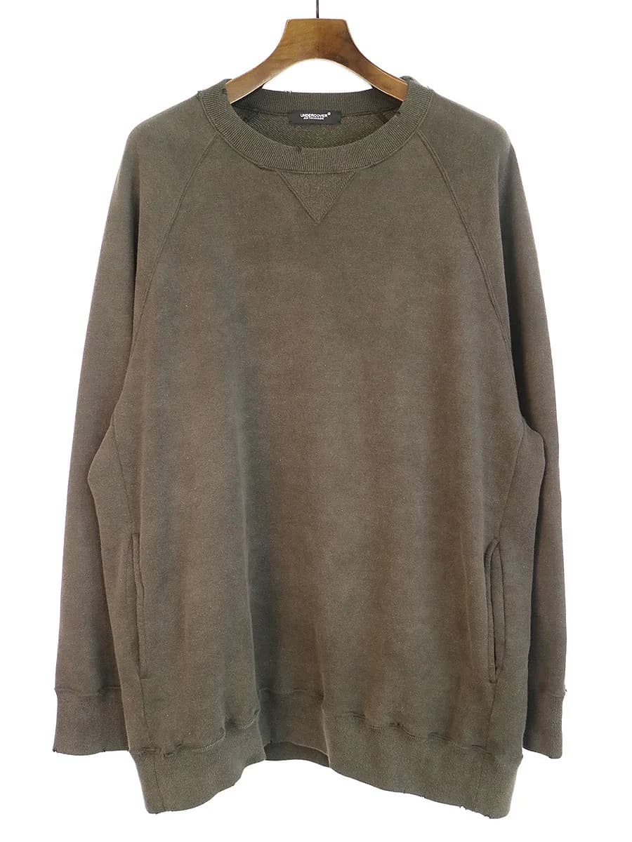 UNDERCOVER アンダーカバー 21SS ダメージ加工ビッグスウェットトレーナー