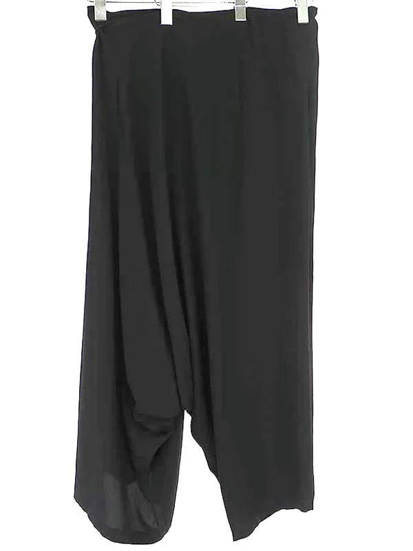 Yohji Yamamoto ヨウジヤマモト ファム 15SS ワイドシルクサルエルパンツ