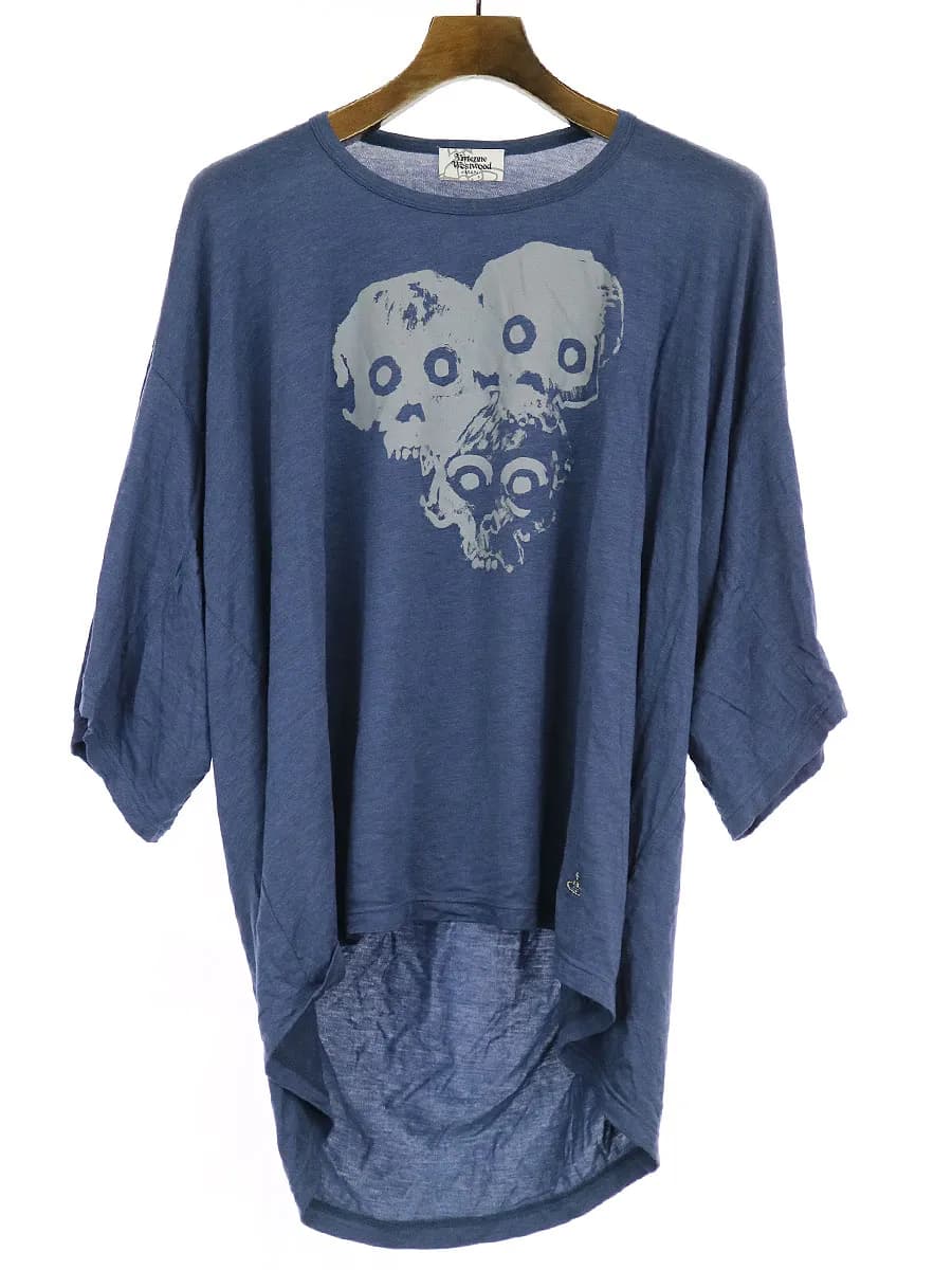 Vivienne Westwood ヴィヴィアンウエストウッド マン スカルプリント半袖カットソー