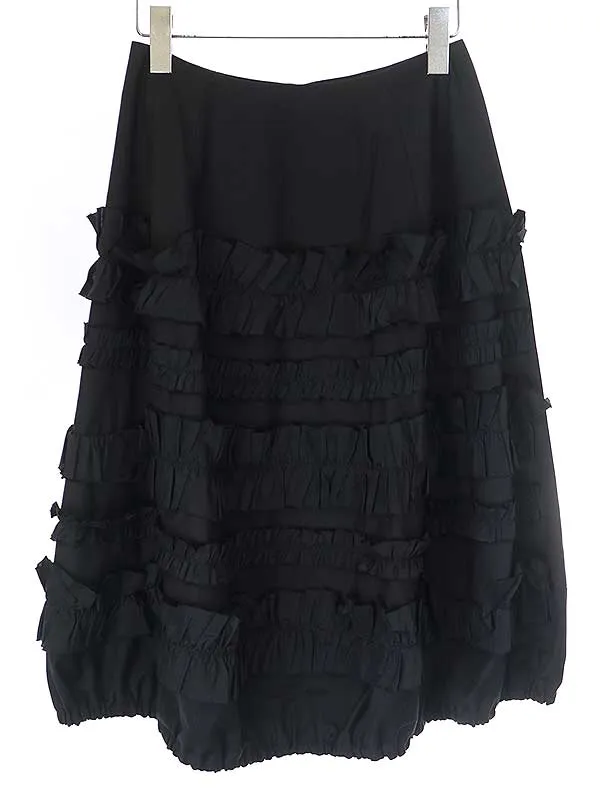 noir kei ninomiya ノワール ケイ ニノミヤ 19SS フリル装飾バルーンスカート