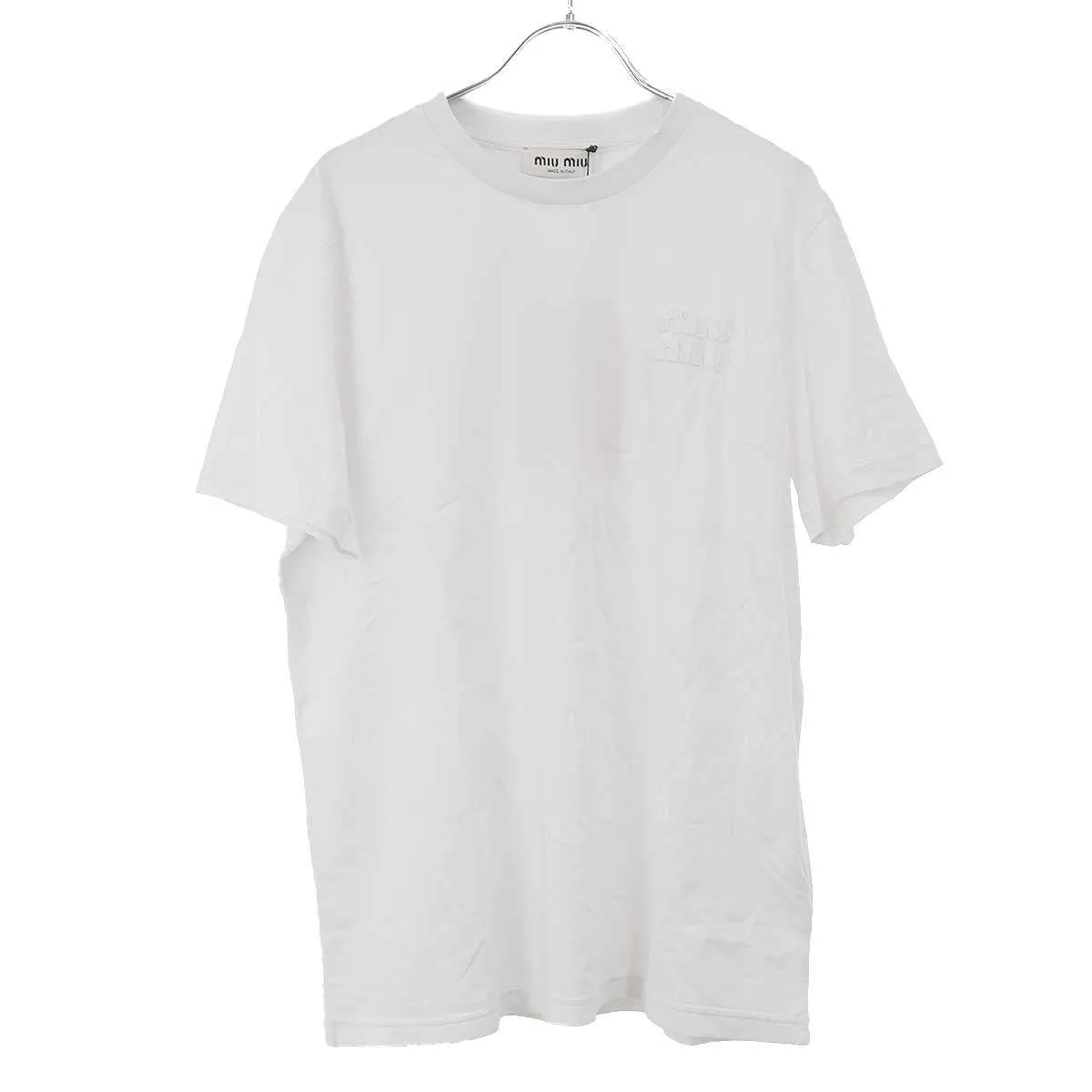 miu miu ミュウミュウ 23SS ロゴワッペンTシャツ