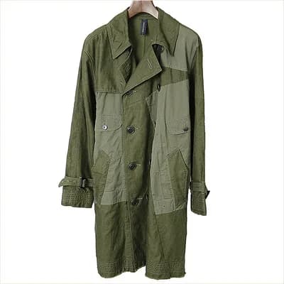 Maison MIHARA YASUHIRO 16SS MIHARA YASUHIRO Patchwork Military Coat