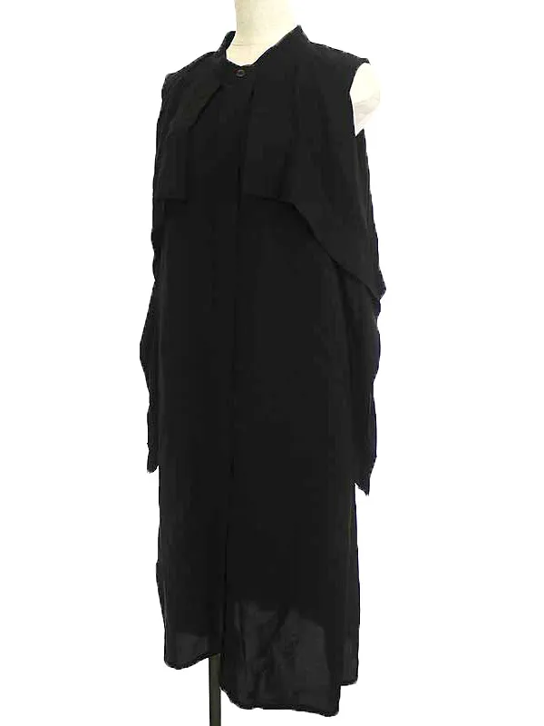 LIMI feu リミフゥ 21SS スリーブデザインリヨセルドレープワンピース