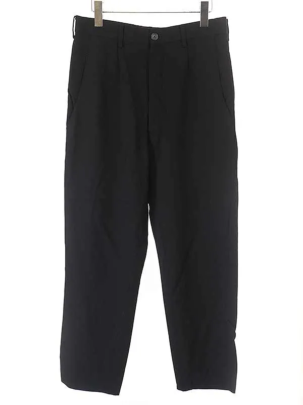 Yohji Yamamoto ヨウジヤマモト プールオム 1999SS ウールタックスラックスパンツ