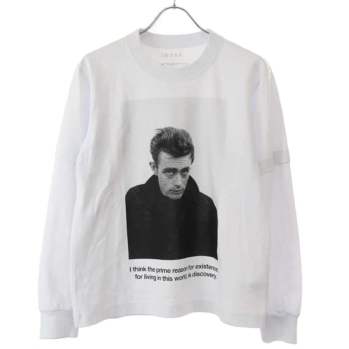 sacai サカイ 25SS James Dean L/S T-shirt ロングスリーブプリントカットソー 25-0921S