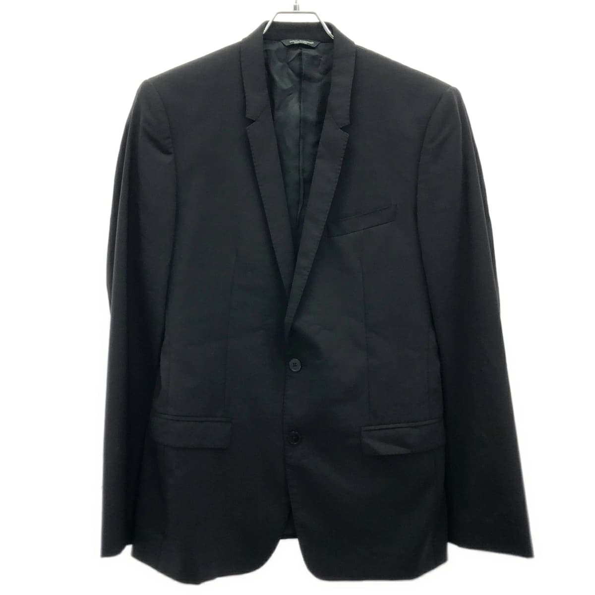 DOLCE&GABBANA ドルチェ&ガッバーナ 3P ナローラペルセットアップスーツ