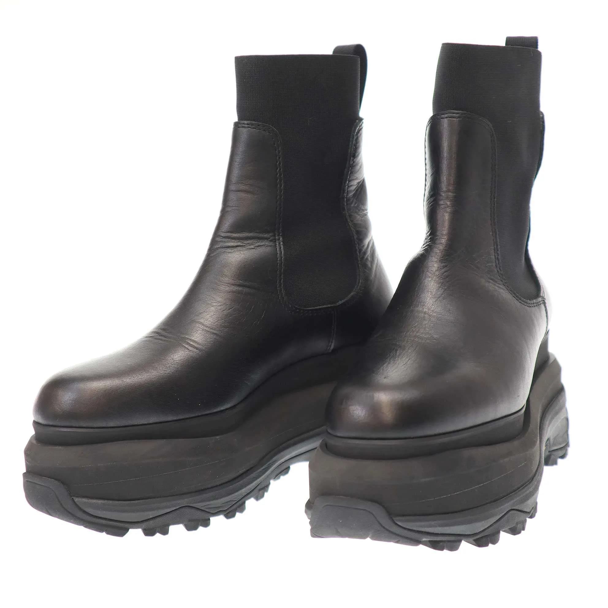 sacai サカイ Chelsea Boots Vibram プラットフォームサイドゴアブーツ