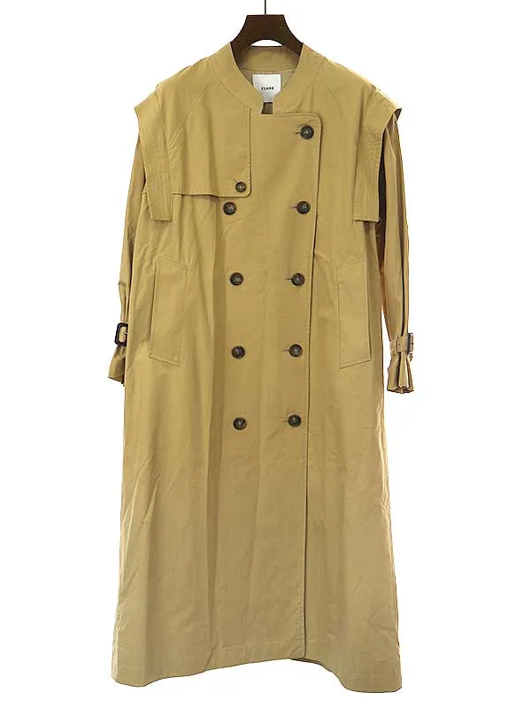 CLANE クラネ 22SS 2WAY SQUARE SLEEVE TRENCH COAT トレンチコート