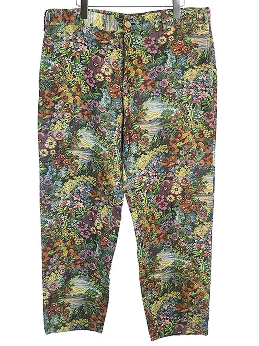 Yohji Yamamoto ヨウジヤマモト プール オム 11SS コットンガーゼゴブランプリントパンツ