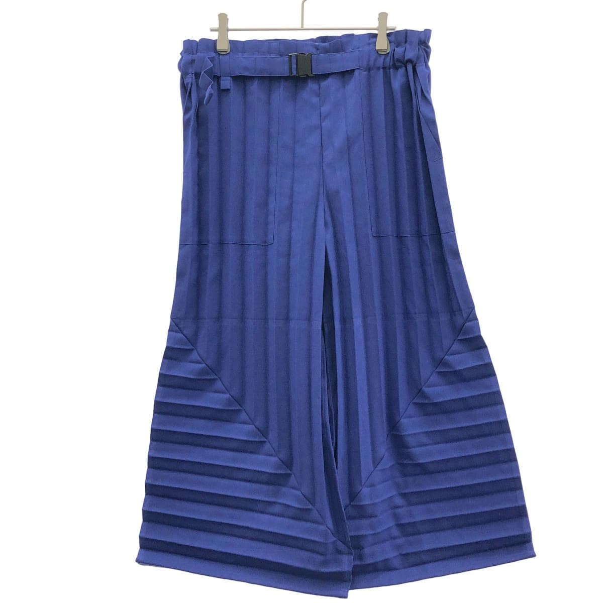 ISSEY MIYAKE ミーイッセイ ミヤケ 26SS COLOR PLEATS BOTTOM ベルテッドプリーツワイドパンツ